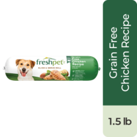 Freshpet Grain Free Chicken Recipe Slice/Serve Refrigerated Adult Dog Food