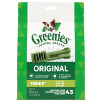 GREENIES Original Teenie Adult Dental Dog Treats - 43 ct