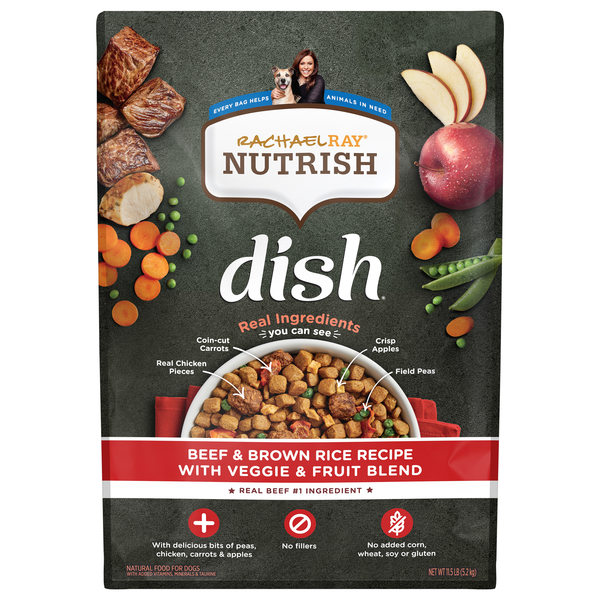 Rachael Ray Nutrish Dish Beef & Brown Rice Recipe Dry Dog Food