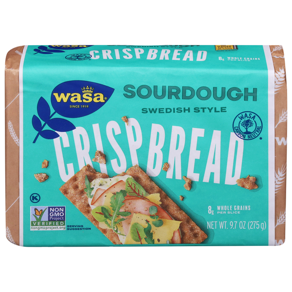 Wasa Sourdough Swedish Style Crispbread Crackers
