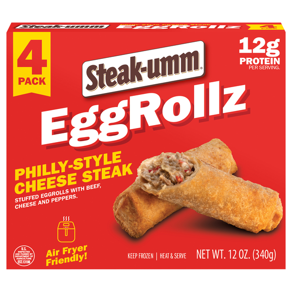 Steak-Umm Eggrollz Philly-style Cheesesteak Frozen