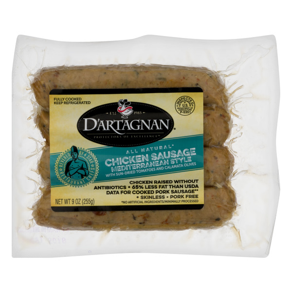 Save on D'Artagnan Chicken Sausage Mediterranean Style 4 ct Order
