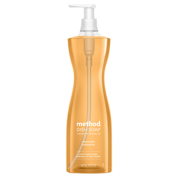 Method Clementine Liquid Dish Soap Pump