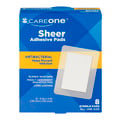 CareOne Sheer Adhesive Pads 3 x 4 Inch