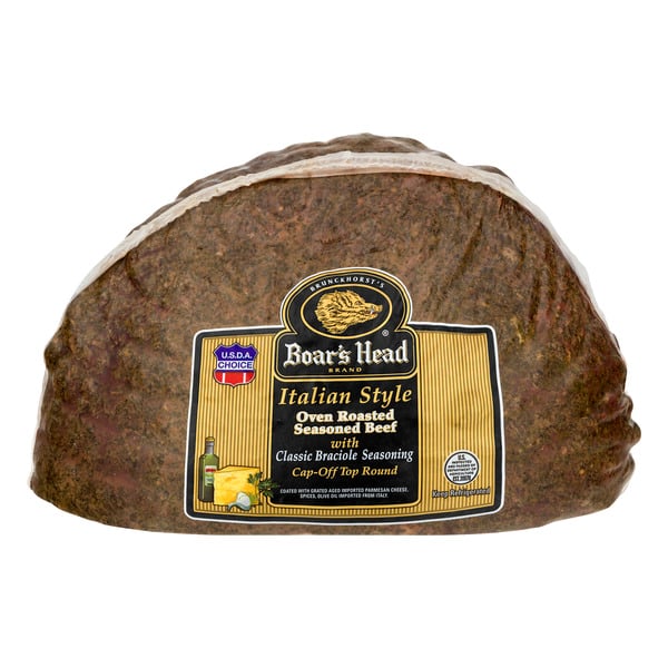 Save on Boar's Head Deli Beef Oven Roasted Italian Style Seasoned