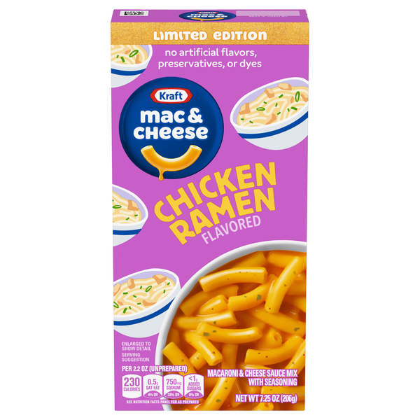 Kraft Chicken Ramen Flavored Macaroni & Cheese Dinner