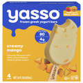 Yasso Creamy Mango Greek Yogurt Bars - 4 ct