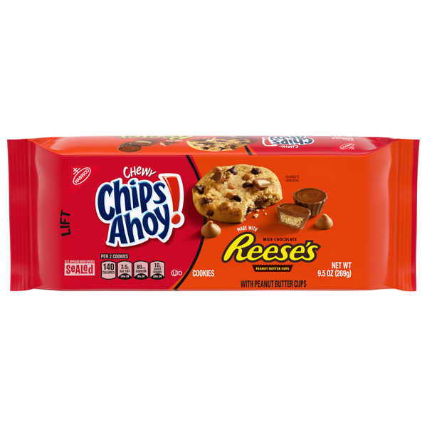 Nabisco Chips Ahoy! Chewy Reese's Peanut Butter Cup Chocolate Chip Cookies