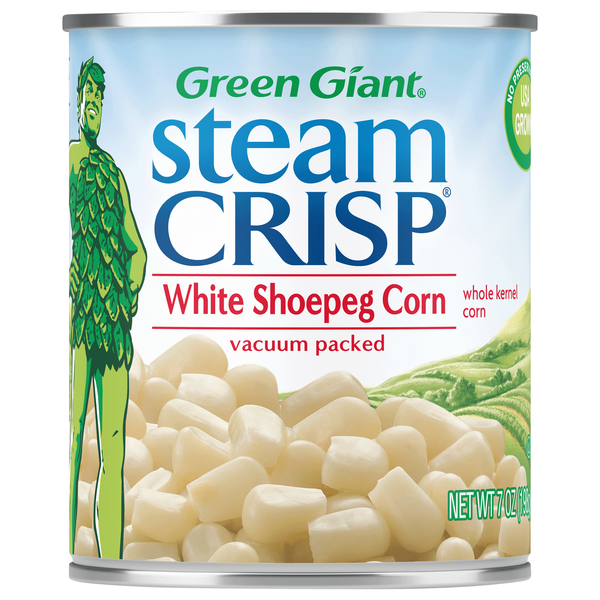 Green Giant Steam Crisp Whole Kernel White Shoepeg Corn