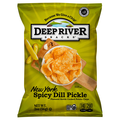 Deep River Snacks New York Spicy Dill Pickle Kettle Cooked Potato Chips