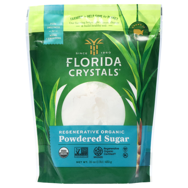 Florida Crystals Regenerative Organic Powdered Sugar