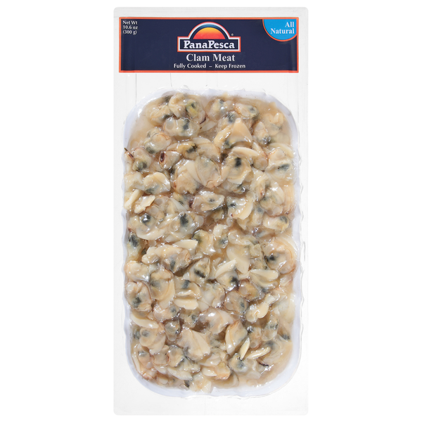 PanaPesca Farm Raised Fully Cooked Clam Meat Frozen