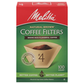 Melitta Coffee Filters Cone #4 Natural Brown