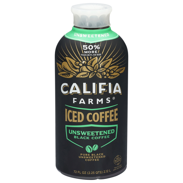Califia Farms Unsweetened Pure Black Iced Coffee