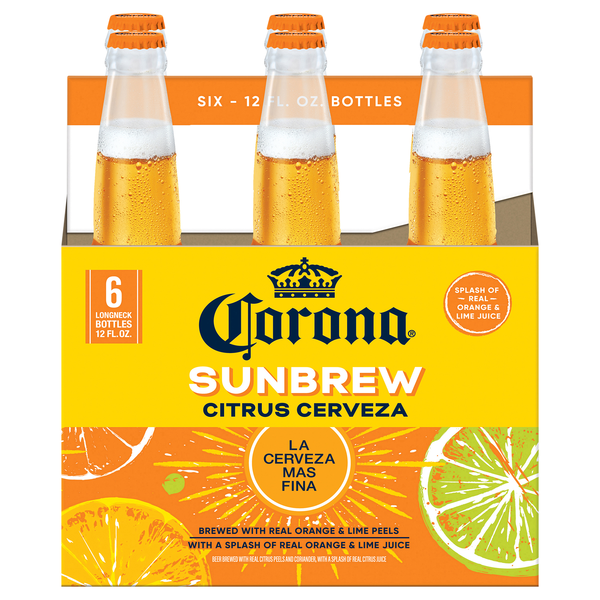 Corona Sunbrew Citrus Cerveza Beer - 6 pk