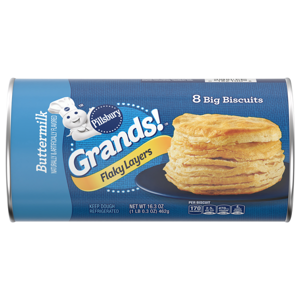 Pillsbury Grands! Flaky Layers Buttermilk Biscuits - 8 ct