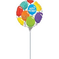 Happy Birthday 9 Inch Mini Balloon Pre-Inflate (Design Varies