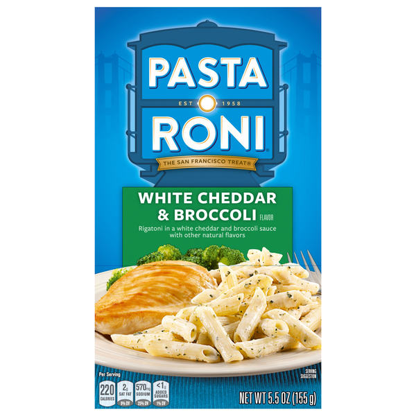 Pasta Roni Rigatoni White Cheddar & Broccoli