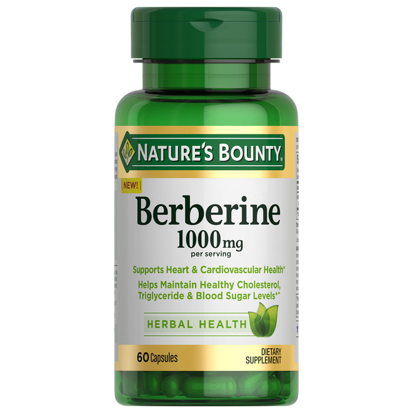 Nature's Bounty Berberine 1000 mg Capsules
