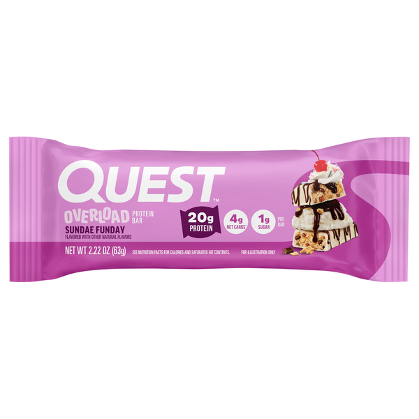 Quest Overload Sundae Funday 20g Protein Bar