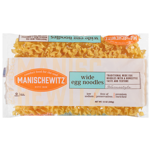 Manischewitz Egg Noodles Wide