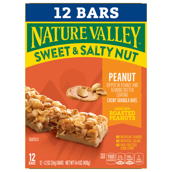 Save on Nature Valley Sweet & Salty Nut Chewy Granola Bars Peanut 