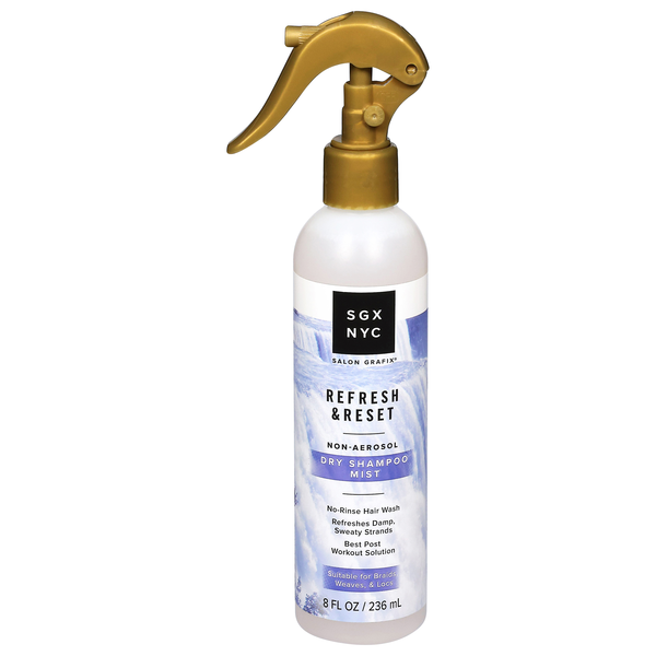 SGX NYC Salon Grafix Refresh & Reset Non-Aerosol Dry Shampoo Mist
