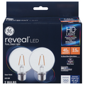 GE Reveal LED HD+ Light Bulbs Dimmable 40w