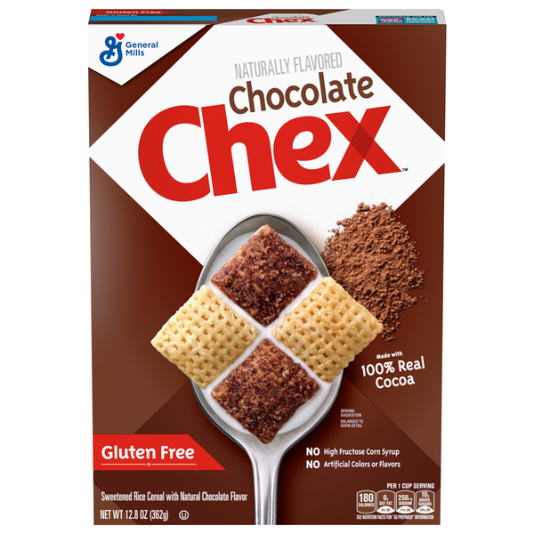Chex Gluten Free Chocolate Sweetened Rice Cereal