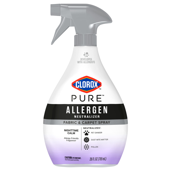 Clorox PURE Nighttime Calm Allergen Neutralizer Fabric & Carpet Spray
