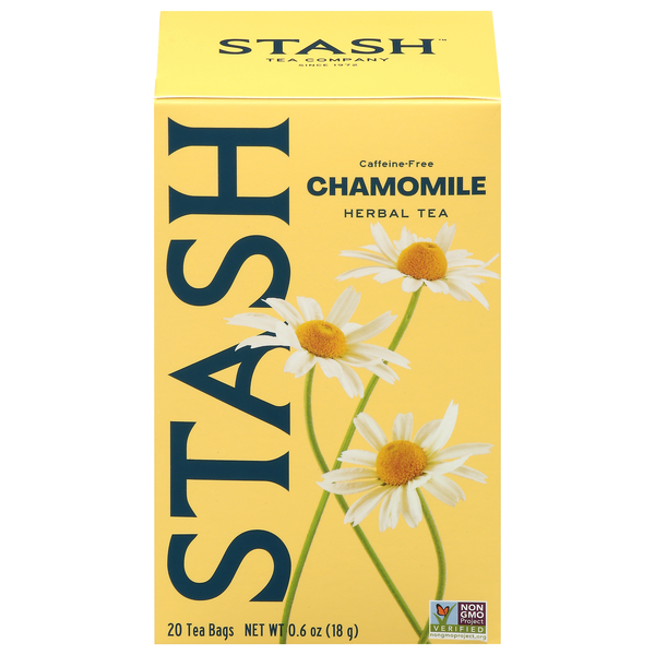 Stash Caffeine Free Chamomile Herbal Tea Bags