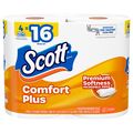 Scott Comfort Plus Mega Roll 1-Ply Toilet Paper Unscented - 4 ct