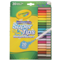 Crayola Markers Super Tips Assorted Colors Washable