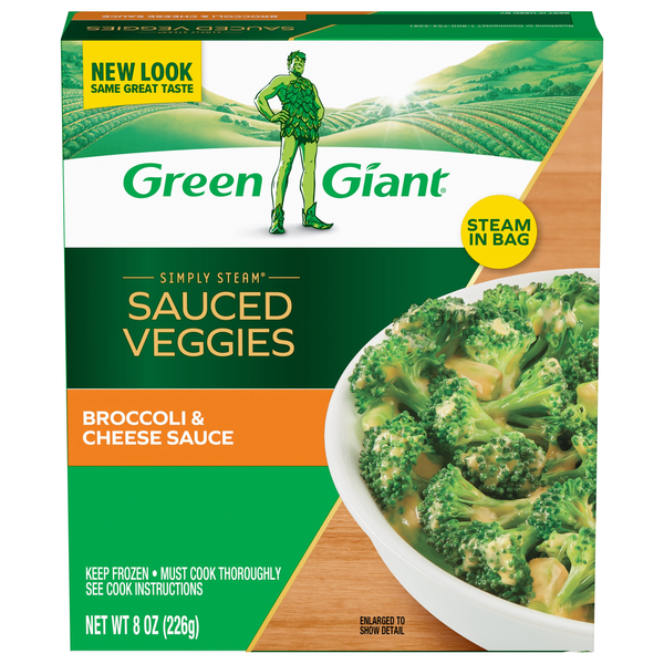 Save on Green Giant Simply Steam Sauced Broccoli & Cheese Frozen
