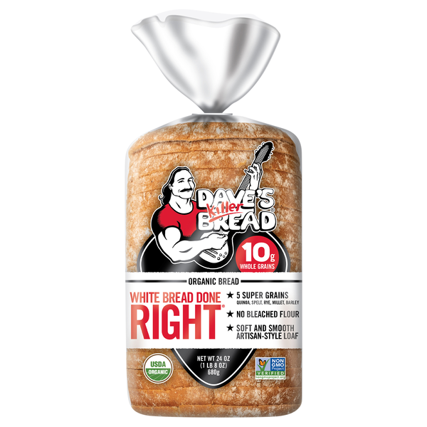 Dave's Killer Bread Organic White Done Right Sliced
