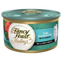 Fancy Feast Medleys in Broth Tuna Florentine with Spinach Wet Cat Food