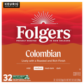 Folgers 100% Colombian Medium Roast K-Cup Coffee Pods