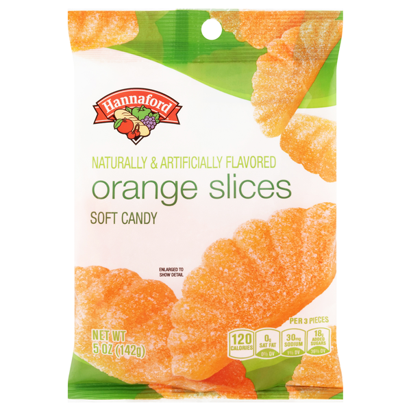 Hannaford Orange Slices Soft Chewy Candy