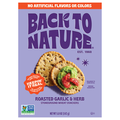 Back to Nature Roasted Garlic & Herb Stoneground Wheat Crackers