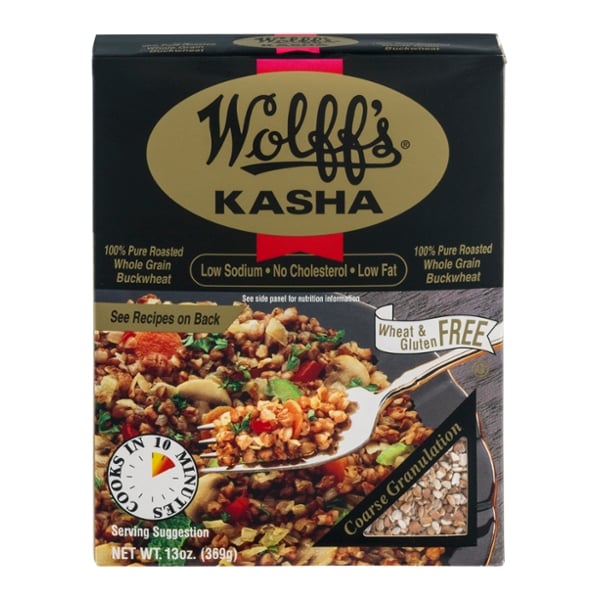 Wolff's Kasha Gluten Free Coarse Granulation Whole Grain Buckwheat
