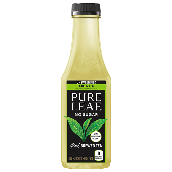 Pure Leaf Brewed No Sugar Unsweetened Green Iced Tea