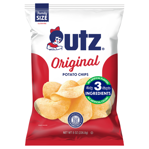 Utz Gluten Free Original Potato Chips Family Size