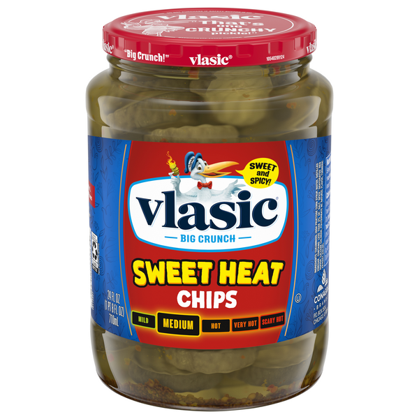 Save on Vlasic Sweet Heat Pickles Chips Medium Order Online Delivery