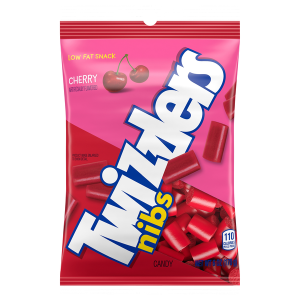 Twizzlers Nibs Red Cherry Licorice Candy
