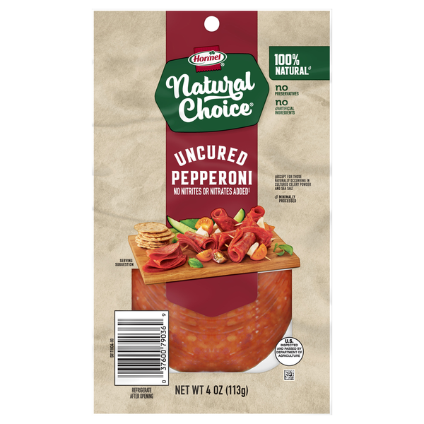 Hormel Natural Choice Uncured Pepperoni