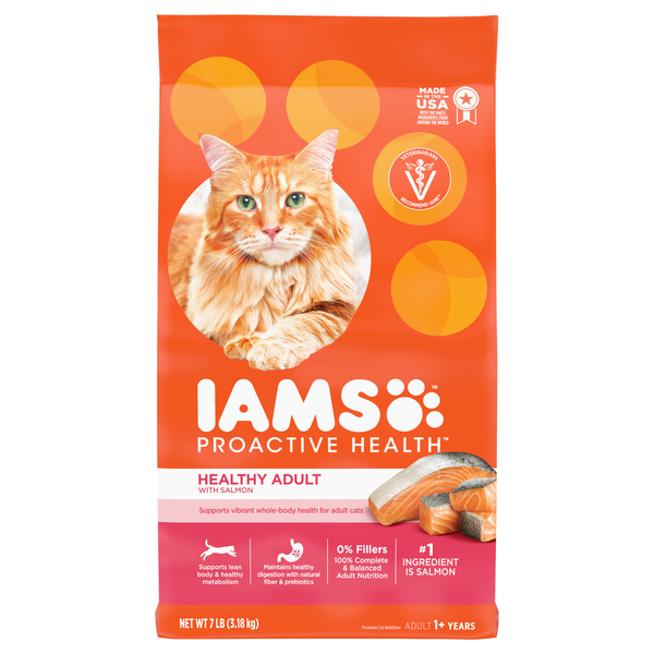 IAMS Proactive Health Salmon Healthy Adult Dry Cat Food