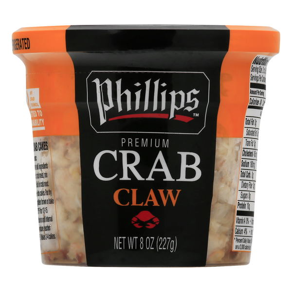 Phillips Wild Caught Premium Claw Crab Meat Fresh