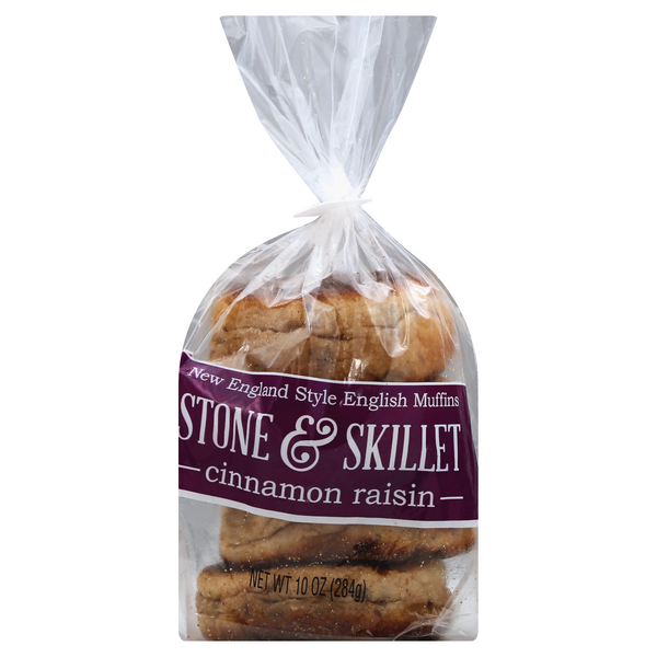 Save on Stone & Skillet New England Style English Muffins Cinnamon
