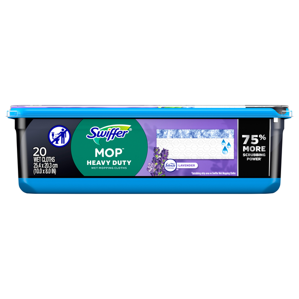 Swiffer Febreze Lavender Heavy Duty Wet Mopping Cloths Refill