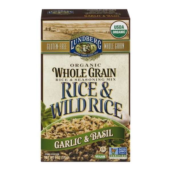 Save on Lundberg Whole Grain Rice & Wild Rice Seasoning Mix Garlic